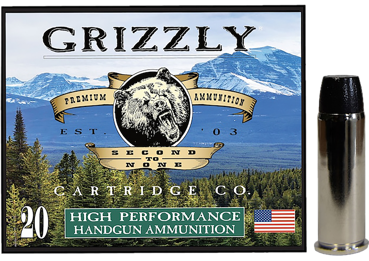Grizzly Ammo GC44M9 44 Rem Mag 260gr Wide Flat Nose Gas Check - Box or Case