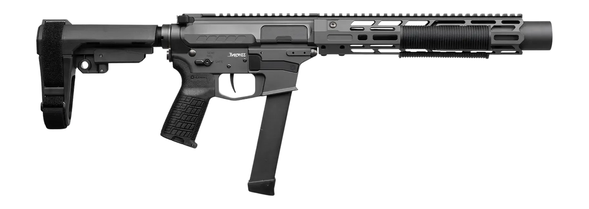 CMMG Zeroed Banshee MkGs 9mm Luger 6.5" 33+1 Semi-Auto Pistol - Tungsten Cerakote
