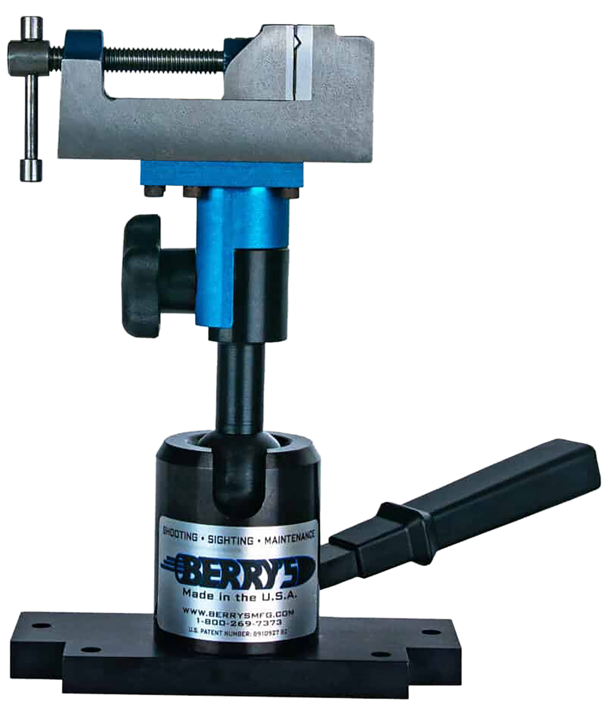Berry's Machine Vise System 1.5" Jaw - Black/Blue
