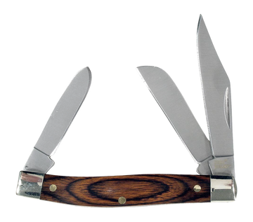 Rynoblade Knives RUKO RUK0071 440A 3-5/16" Pakawood Folding Knife