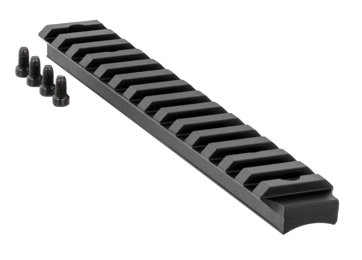 Ruger 90672 Picatinny Scope Base 6" Black Anodized Aluminum - American Rifle Long Action