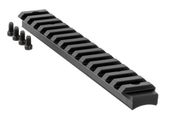 Ruger 90672 Picatinny Scope Base 6" Black Anodized Aluminum - American Rifle Long Action