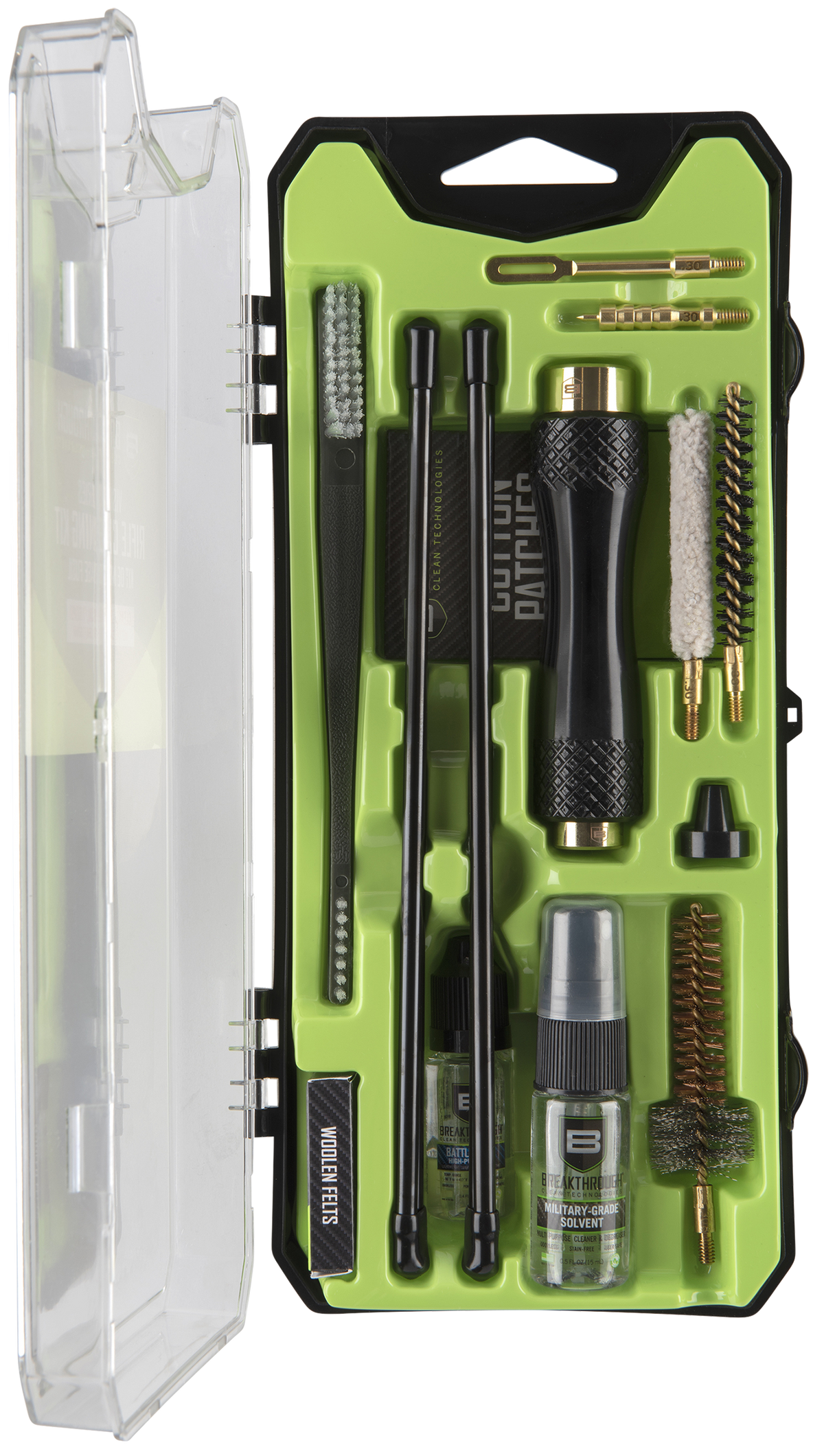 Breakthrough Clean Vision Series .30 Cal/AR-10/AR-15 15-Pc Cleaning Kit