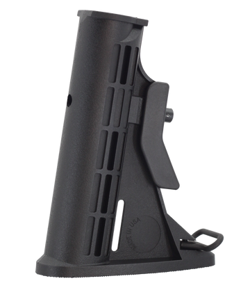 JE Machine Tech PS-ST2B AR-15 Mil-Spec 6-Position Adjustable Carbine Buttstock - Black