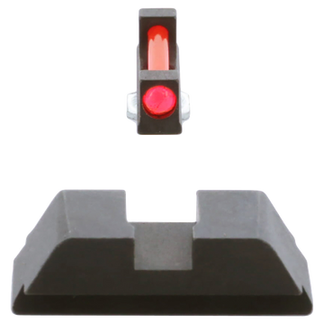 Ameriglo GFT113 Range Series Sight Set for Glock Red Fiber Optic Front / Black Rear