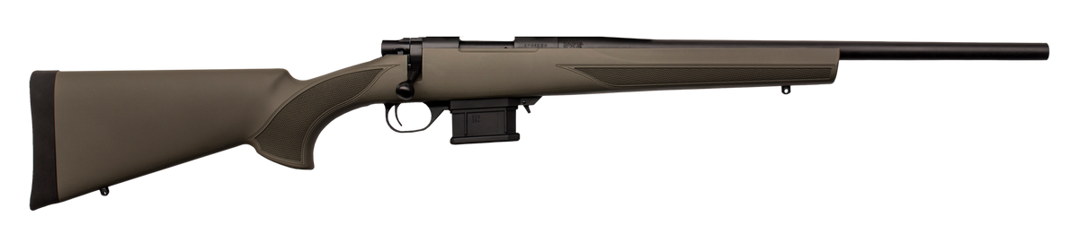 Howa M1500 Mini Action 6mm ARC 20" 5+1 Bolt Action Rifle - OD Green HTI Stock
