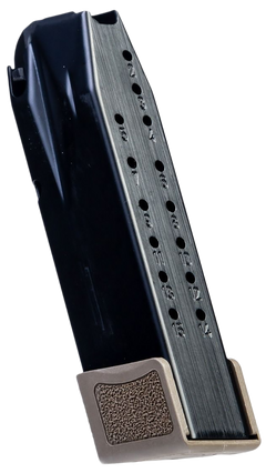 Canik MC9 9mm Luger 15-Rd Flat Dark Earth Steel Magazine with Grip Extension