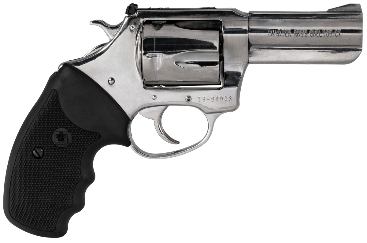 Charter Arms Mag Pug 357 Mag 3" 5rd DA/SA Revolver - High Polished Stainless