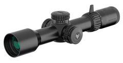 Swampfox Optics Warhawk 5-25x56mm 34mm Tube FFP Riflescope - Sharpshooter MIL Reticle