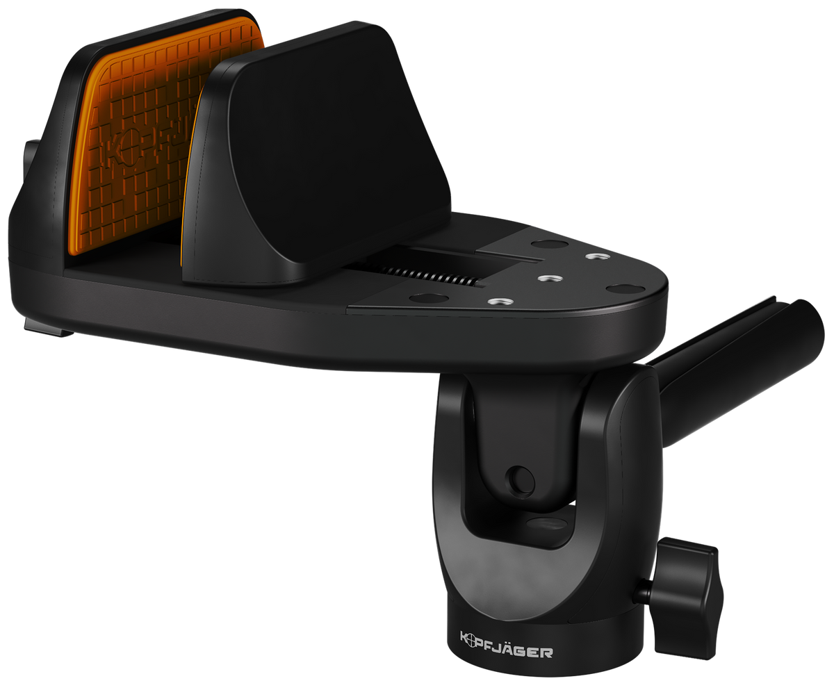 Kopfjager Reaper Hellbound 3/8-16 Threaded Shooting Rest Mount Only - Matte Black Aluminum
