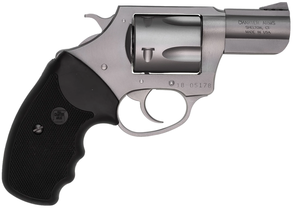 Charter Arms Mag Pug 357 Mag 2.20" 5-Shot DA/SA Revolver - Matte Stainless