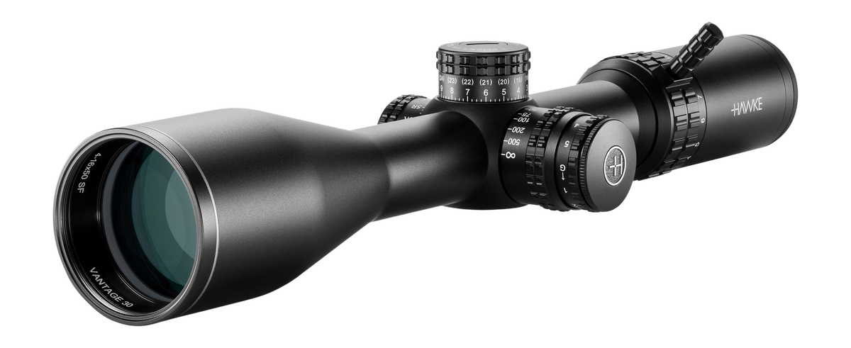 Hawke Sport Optics Vantage HD 30 4-16x50mm SFP Illuminated LR2 Dot 30mm Riflescope