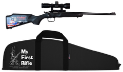Crickett KSA2240BSC Youth Package 22 LR 16.12" 1-Rd Bolt Action Rifle - 4x32 Scope & Soft Case
