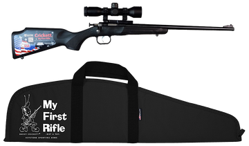 Crickett KSA2240BSC Youth Package 22 LR 16.12" 1-Rd Bolt Action Rifle - 4x32 Scope & Soft Case