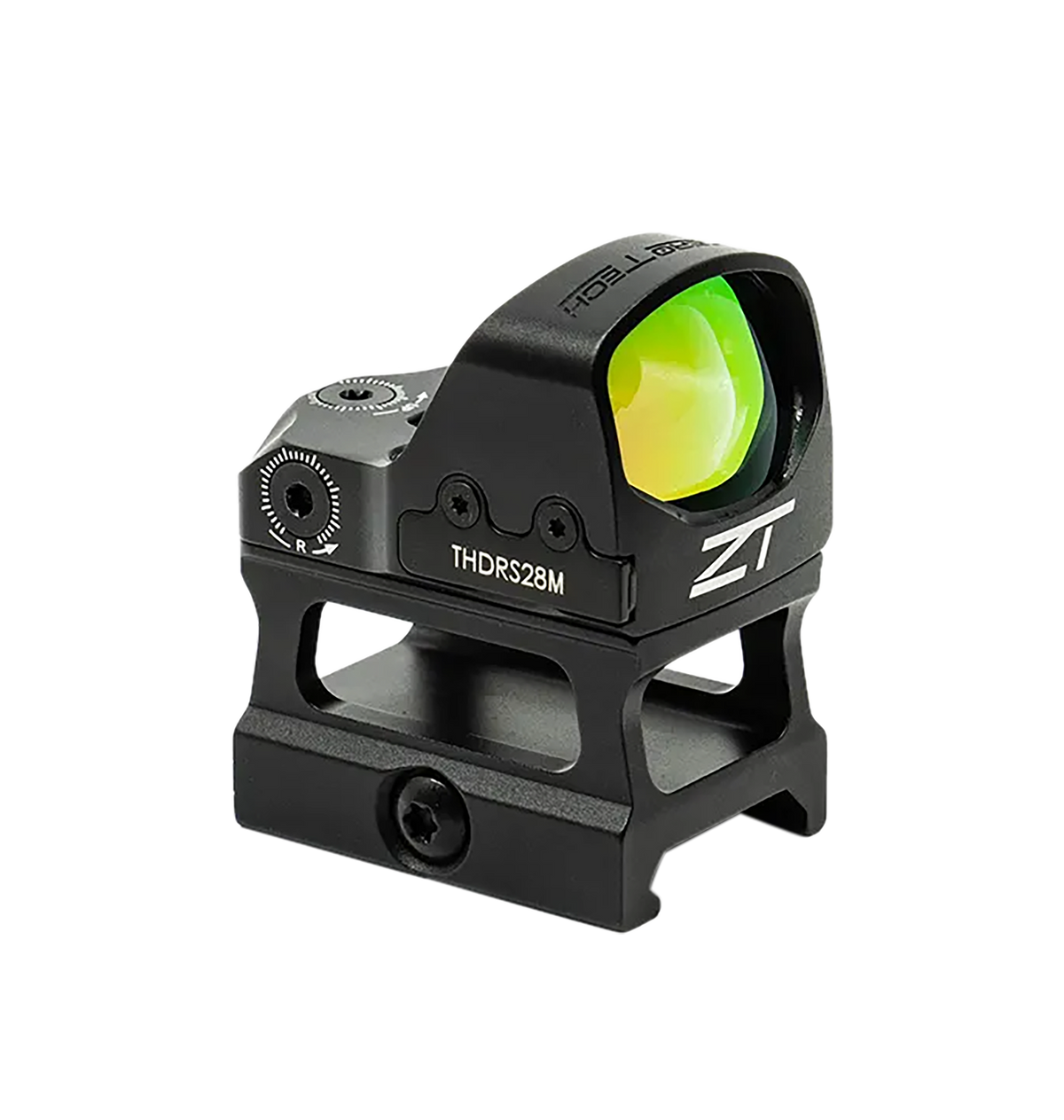 Zero Tech Optics Thrive HD 1x 28mm x 20mm Multi-MOA Reflex Sight - High Riser