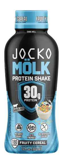 Jocko Fuel Molk RTD Fruity Cereal Protein Shake 11oz 12-Pack