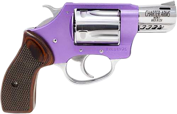 Charter Arms Off Duty Coyote 380 ACP 2" 5-Rd DA/SA Revolver - Lavender Aluminum Frame/High Polish