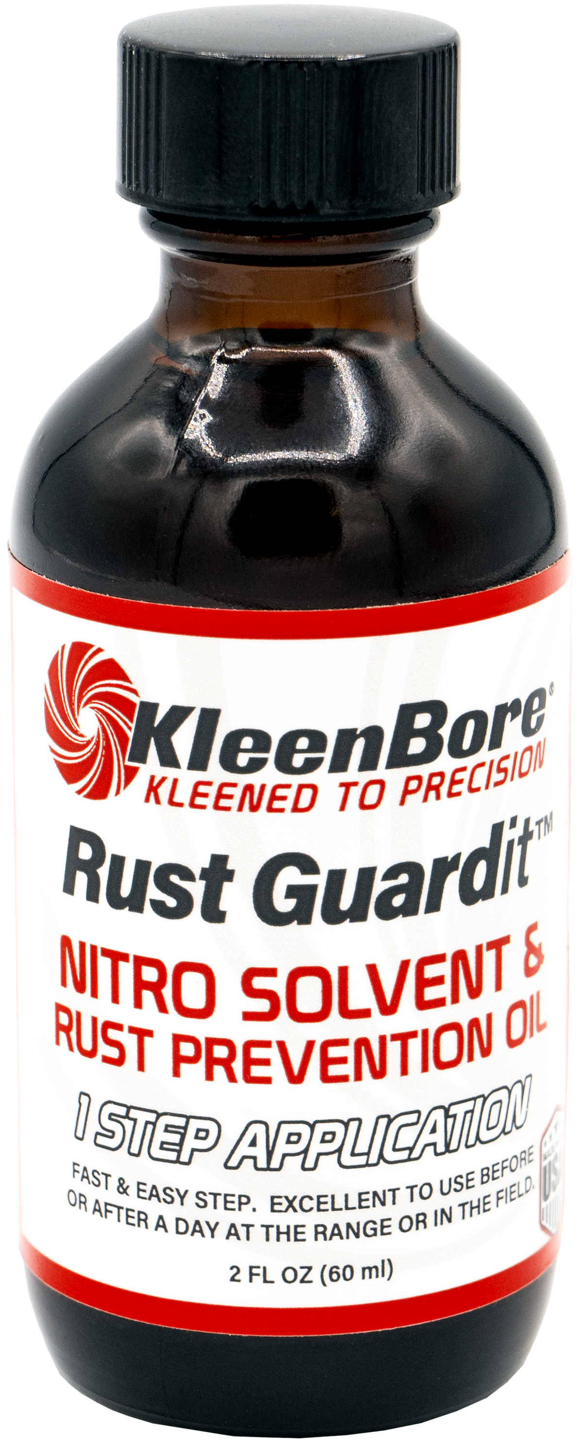 Kleen-Bore Rust Guardit 2oz Refill Bottle - 12 Per Case