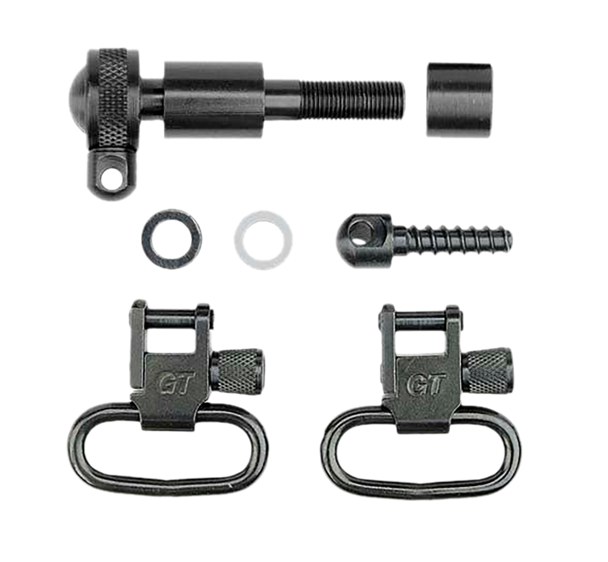 GrovTec GTSW18 Locking Swivel Set 1" Black Oxide Steel - Rem 760 (1969-81)/7600 (after 1984)