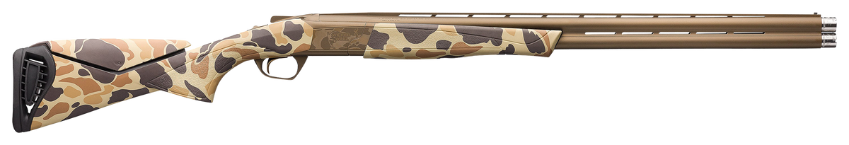 Browning Cynergy Wicked Wing 12 Gauge 28" 3.5" 2-Rd Break Open Shotgun - Burnt Bronze Cerakote / Vintage Tan Camo
