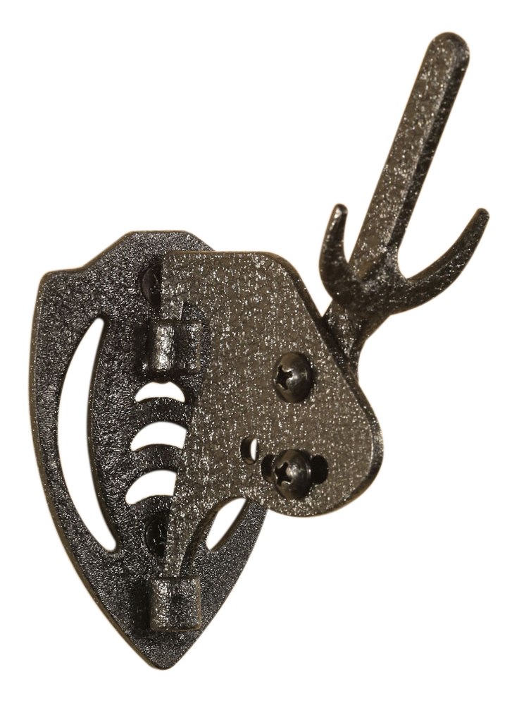 Skull Hooker Mini Hooker European Skull Mount Small/Mid-Size Game Graphite Black Steel