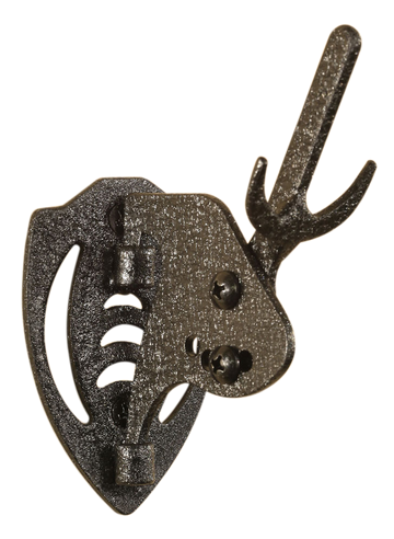 Skull Hooker Mini Hooker European Skull Mount Small/Mid-Size Game Graphite Black Steel