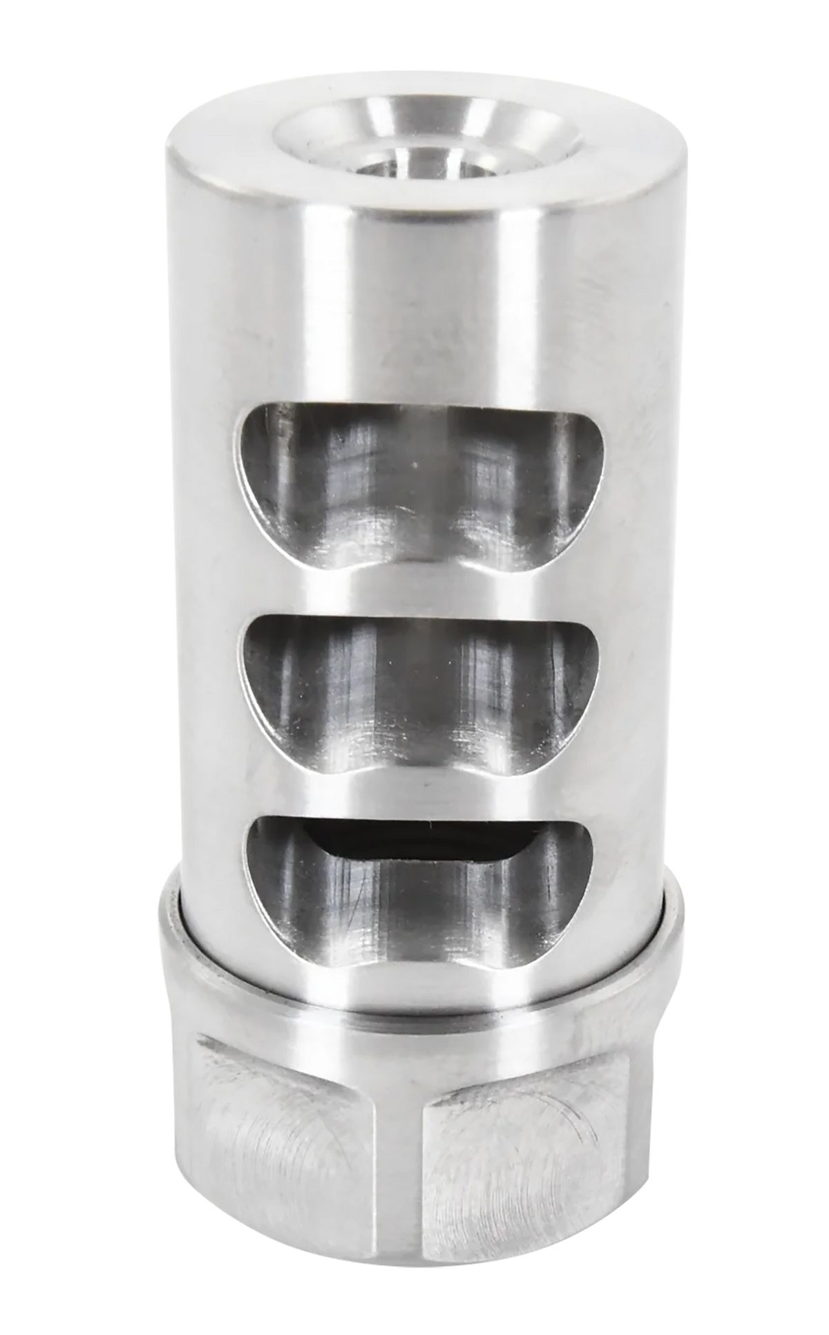American Precision Arms Gen 2 Little Bastard 30 Cal 5/8x24 Self-Timing Muzzle Brake - Stainless