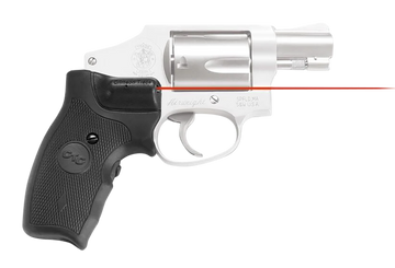 Crimson Trace LG-305 Lasergrips Red Laser Sight for S&W J-Frame Round Butt - Black Polymer Extended