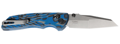 Hogue Deka 3.25" Folding Modified Wharncliffe Plain CPM 20CV - G-Mascus Blue G10