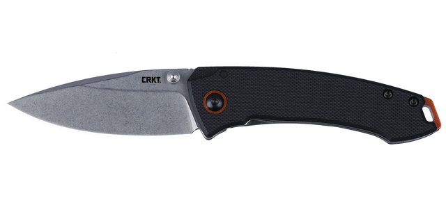 Columbia River CRKT 2522C Tuna Compact 2.73" Folding Clip Point Plain 8Cr13MoV Silver