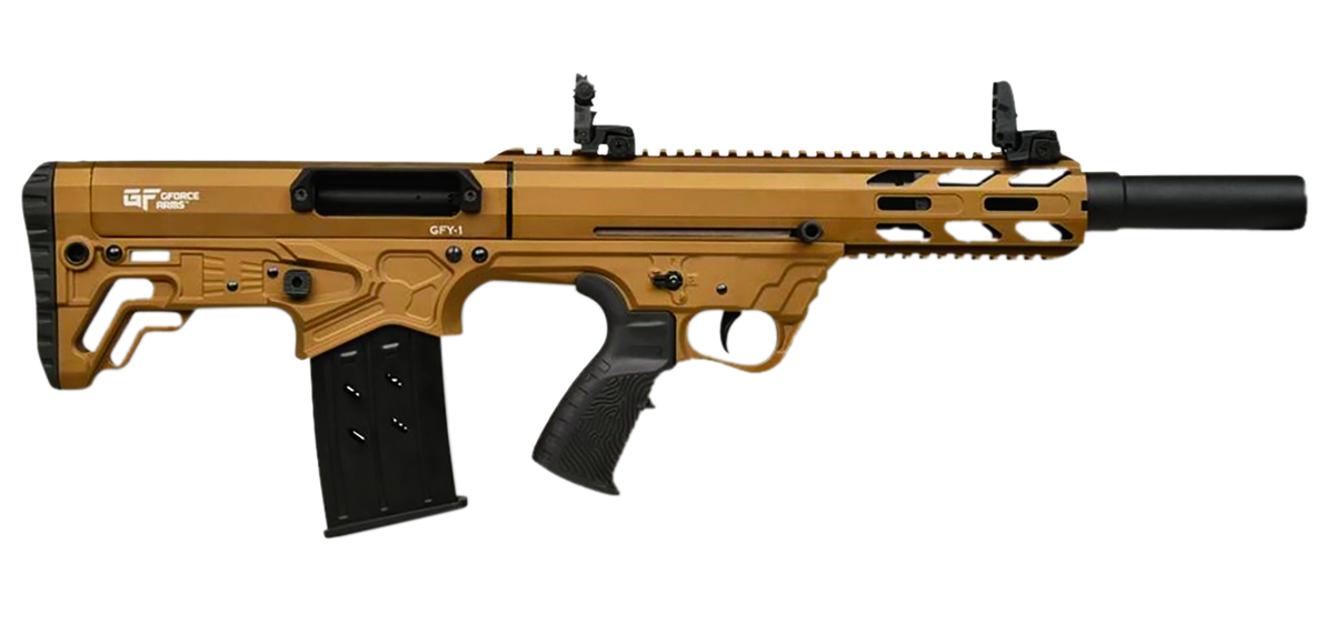 GForce Arms GFY-1 12 Gauge 3" 5+1 18.5" Semi-Auto Bullpup Shotgun - Bronze Cerakote