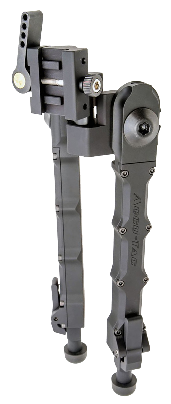 Accu-Tac SR-5 G2 Bipod 6.25"-10.75" Picatinny Rubber Feet Black Hardcoat Anodized 6061-T6 Aluminum