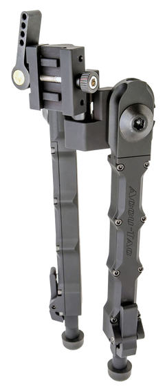 Accu-Tac SR-5 G2 Bipod 6.25"-10.75" Picatinny Rubber Feet Black Hardcoat Anodized 6061-T6 Aluminum