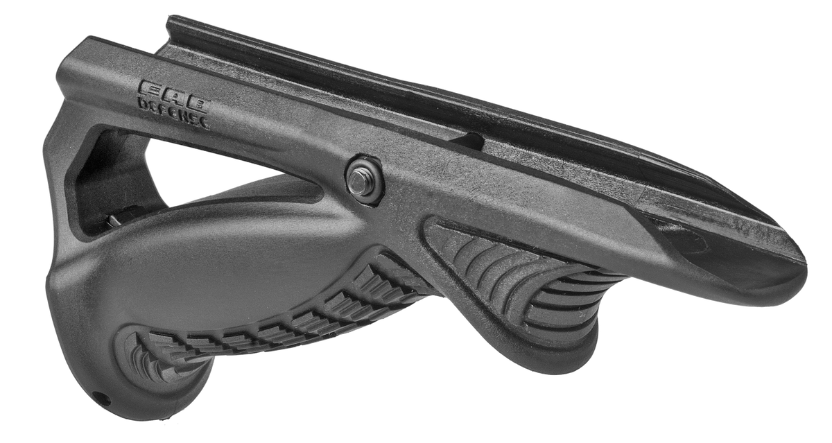 FAB Defense PTK Angled Pointing Grip w/Storage Compartment Black Polymer