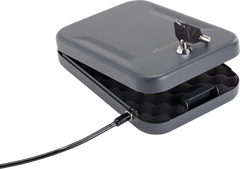 Hornady 95200 Standard Lock Box Large Key Entry Black 16-Gauge Steel