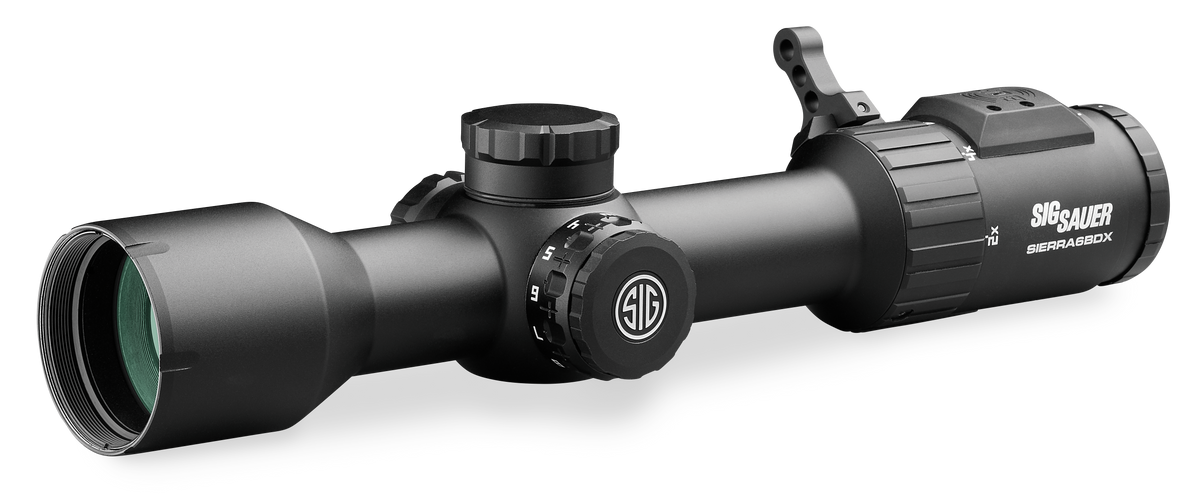 Sig Sauer Electro-Optics Sierra6 BDX Black Anodized 2-12x40mm 30mm Tube Illuminated BDX-R2 Reticle