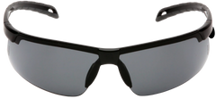 Pyramex Everlite Safety Glasses Gray Anti-Fog Lens Black Frame