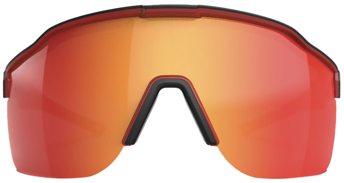 Glock Safe Action Tactical Glasses Red Mirror Lens Black Frame