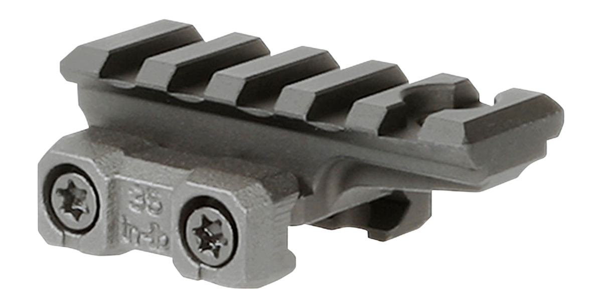 Midwest Industries MK2 1913 Riser 5-Slot - Black Hard Coat Anodized