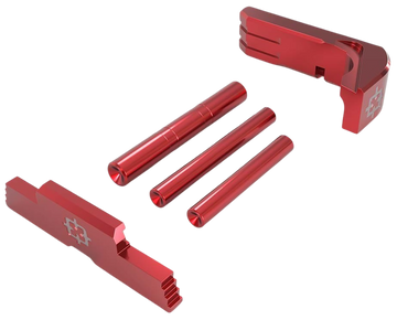 Cross Armory CRG43SOKRD 3 Piece Upgrade Kit Glock 43 Red Anodized Aluminum