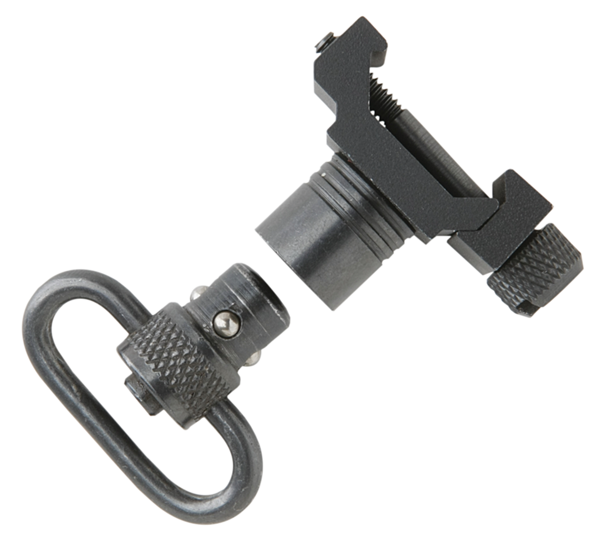 Uncle Mikes 21101 Quick Detach Sling Swivel Set 1" Loop Steel Black - Picatinny/Weaver