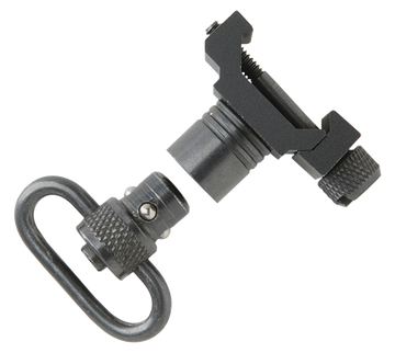 Uncle Mikes 21101 Quick Detach Sling Swivel Set 1" Loop Steel Black - Picatinny/Weaver