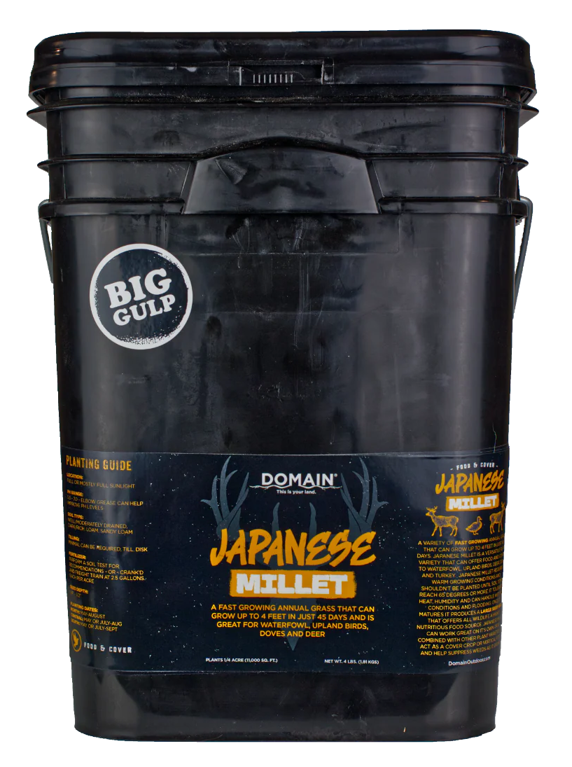 Domain Outdoor Japanese Millet Seed 4 lb 1/4 Acre Food Plot