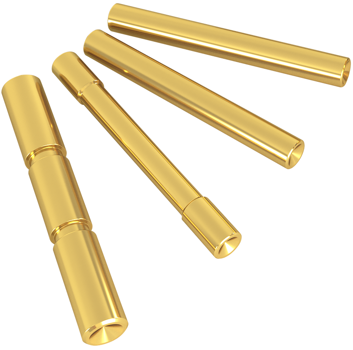 Cross Armory CRG4PSGD 4 Pin Set Dimpled Glock Gen4 Gold 4140 Steel Handgun