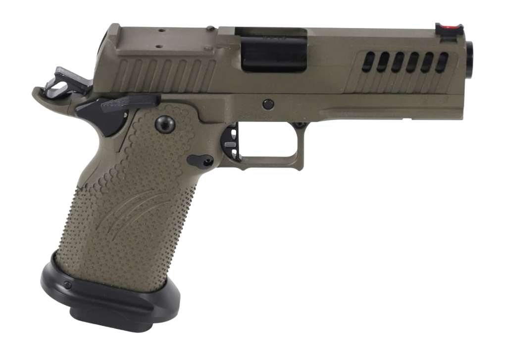 Fierce Firearms Grizz Commander 9mm Luger 4.25" 19+1 Semi-Auto Pistol - OD Green Cerakote