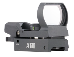 Aim Sports RT4WF1 Reflex Warfare Edition 1x 24mm x 34mm Matte Black Red/Green Multi Reticle