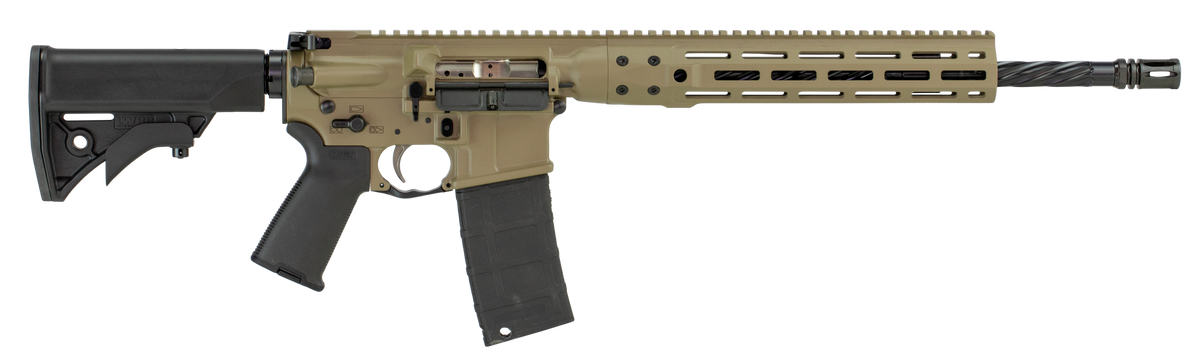 LWRC Individual Carbine DI 5.56x45mm NATO 16.1" 30+1 Semi-Auto Rifle - FDE