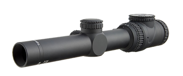 Trijicon AccuPoint TR25 1-6x24mm 30mm Tube Illuminated Red Triangle Post Riflescope - Matte Black