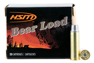 HSM Bear Load .41 Rem Mag 230gr Semi-Wadcutter Gas Check 20 Rd - Box or Case