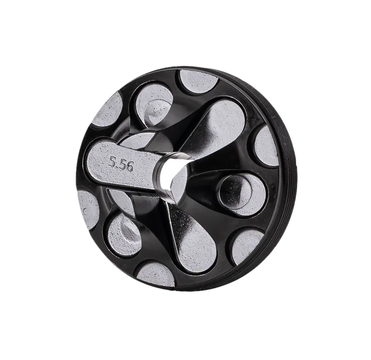 Rugged Suppressor FC007 Flash Hider Front Cap 5.56mm Black Steel